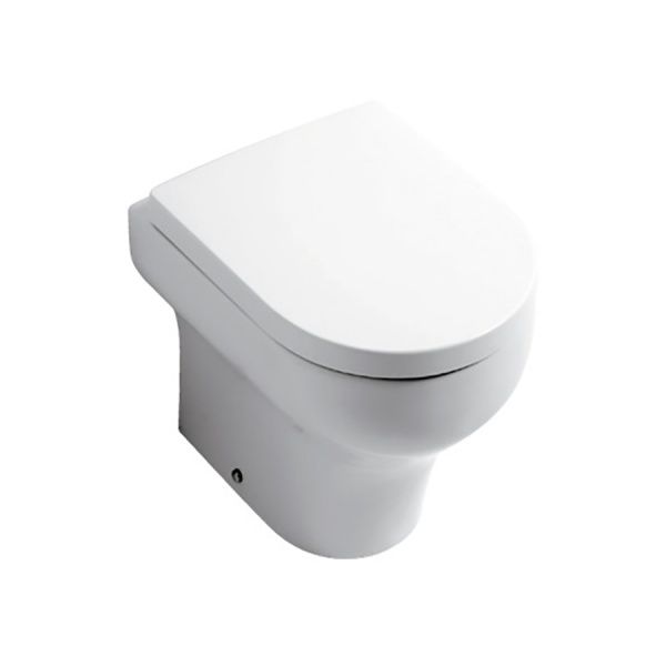 CLE1103R01 Приставной унитаз напольный Белый Olympia Ceramica CLEAR Италия