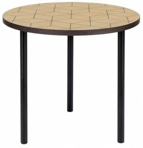 Woodman Круглый журнальный столик из фанерованной древесины Arty 266221401132