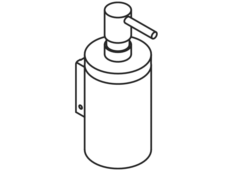 162.06.11165 Дозатор для мыла или дезинфицирующего средства с держателем HEWI System 900 - Вид №2