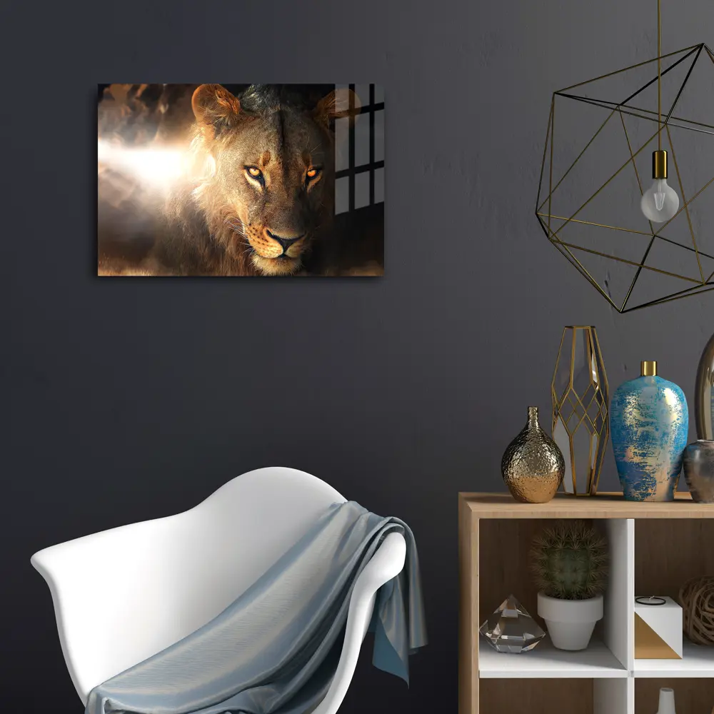 Картина на стекле Львица 40x60 см 85282951 STLM-2208873 ARTABOSKO  - Вид №4