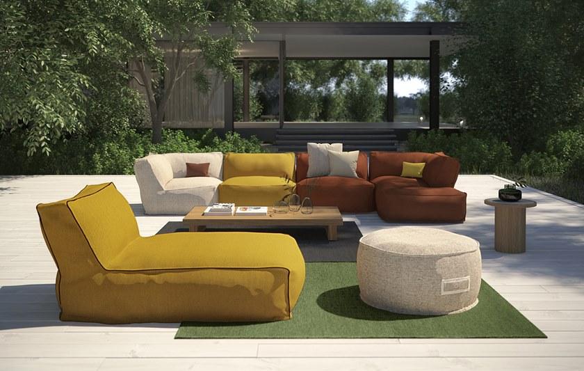 Atmosphera Угловое садовое кресло из ткани Soft Cx.sf.ma - Вид №6