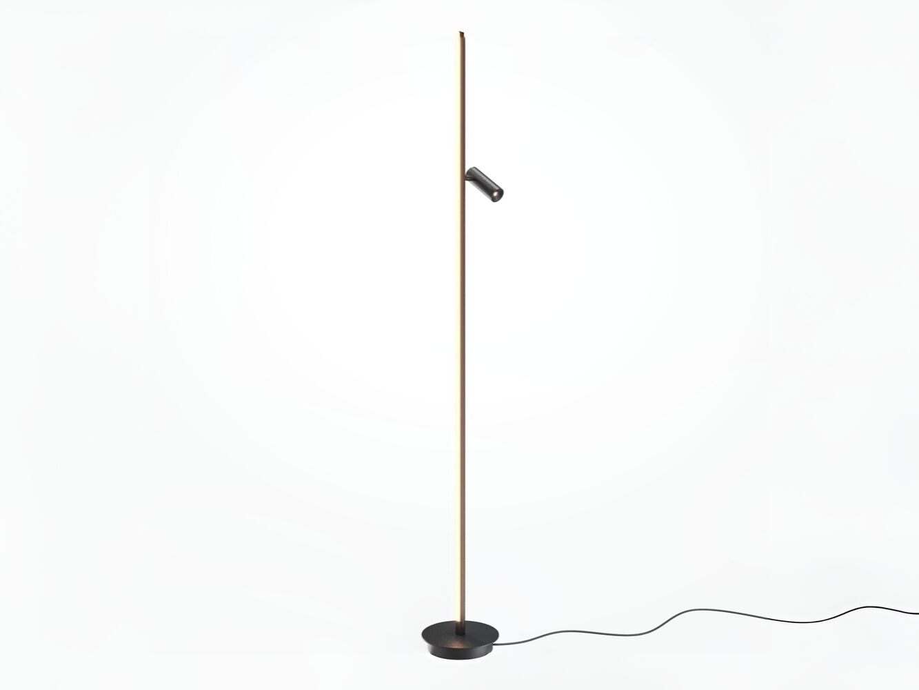 Регулируемая алюминиевая светодиодная напольная лампа Maytoni THIN ARCH-00144094