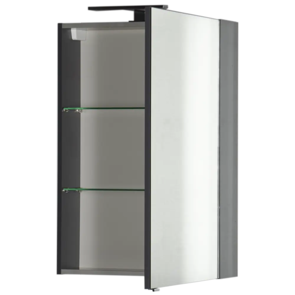Шкаф зеркальный подвесной «Алвита» 60x85 см цвет серый антрацит Santreyd STLM-2173849 - Вид №3