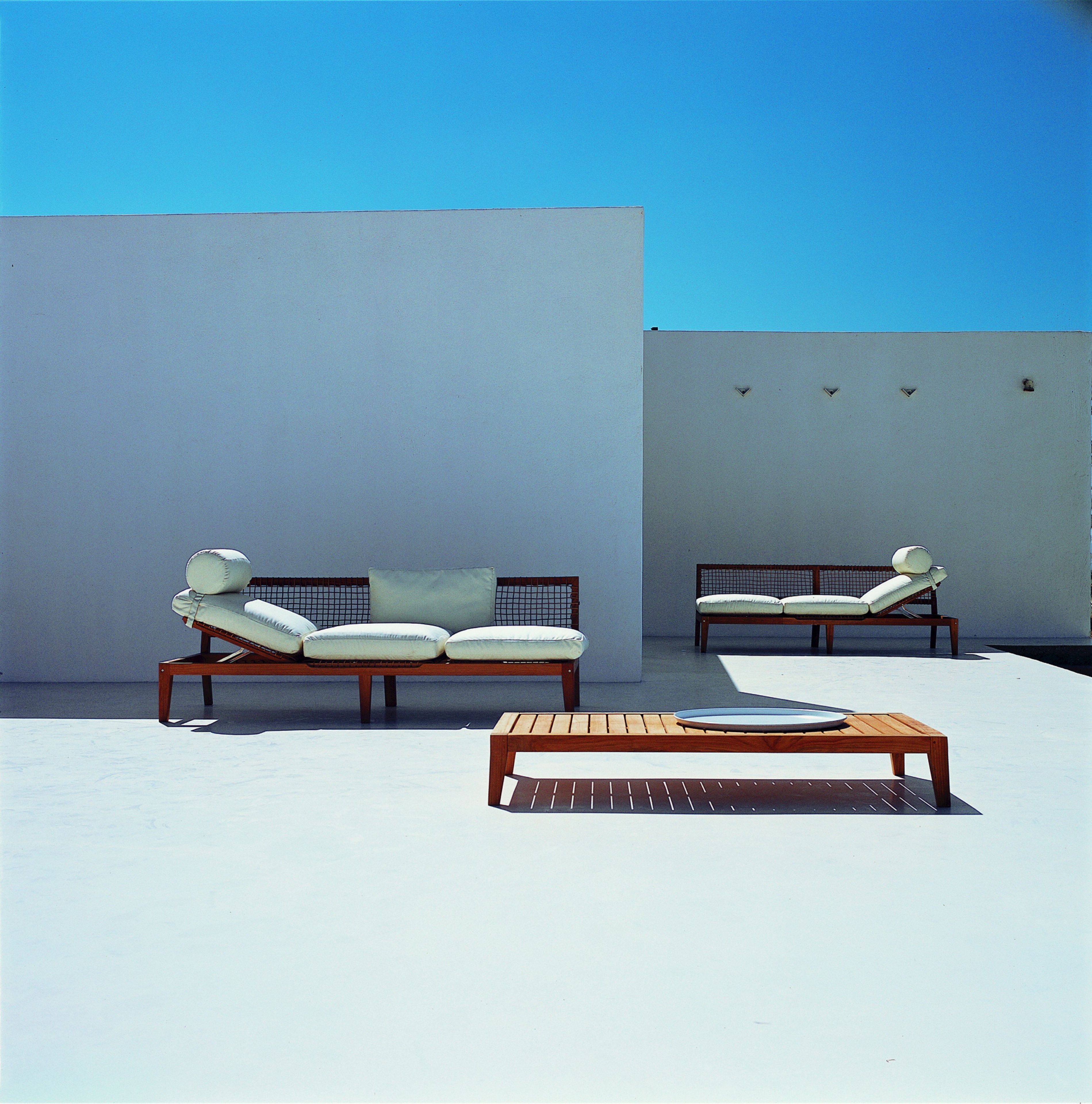 Низкий прямоугольный стол из тикового дерева Unopiù Synthesis ARCH-00108442 - Вид №2