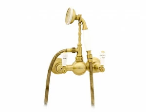 035019.M00.30 Душевой набор с фарфором Античная латунь