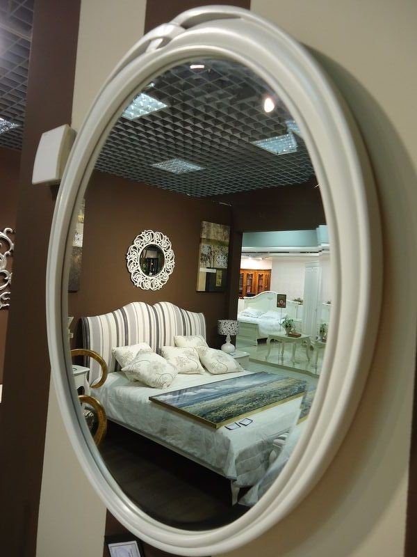 Зеркало белое овальное 64,5 см Paola BREVIO SALOTTI PAOLA 00-3886019 Белый - Вид №2