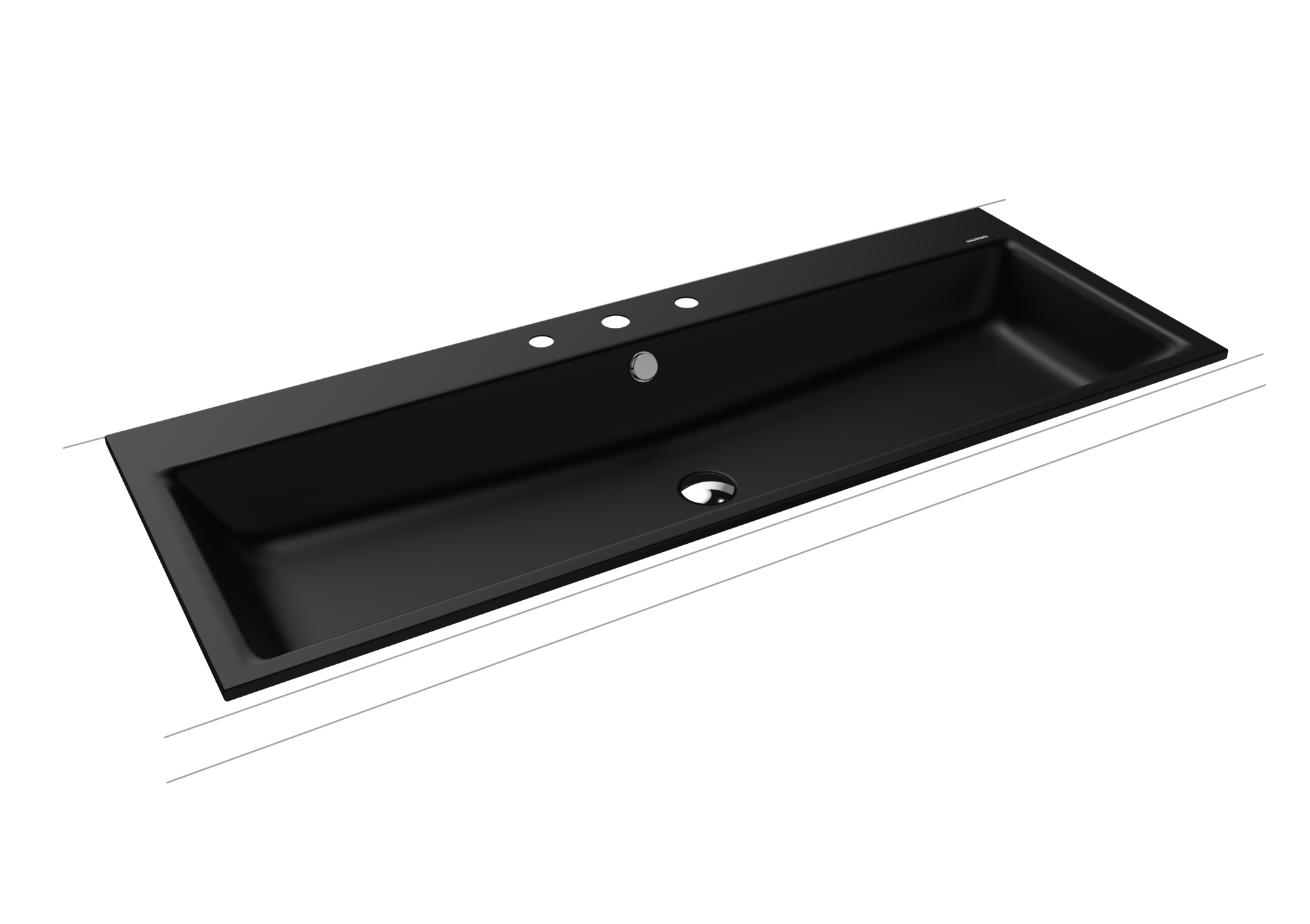 Умывальник KALDEWEI Сталь эмалированная 3169 294 черный матовый 100 31693060294 