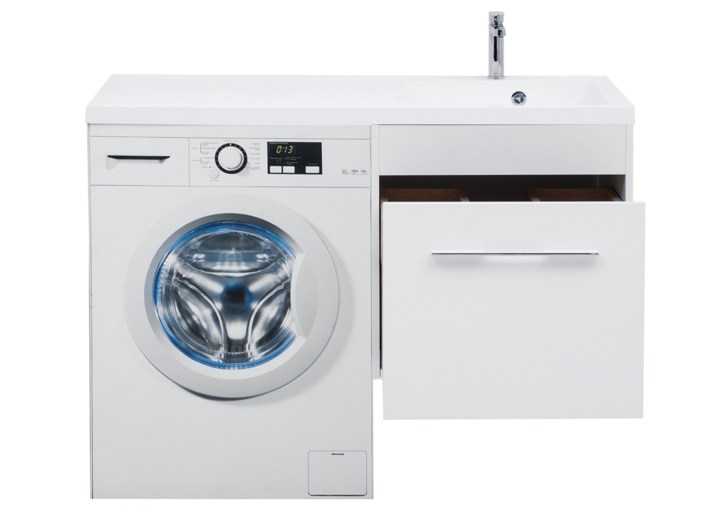 Тумба с раковиной Aquanet Августа 120 R белый 0021002600239568 - Вид №11