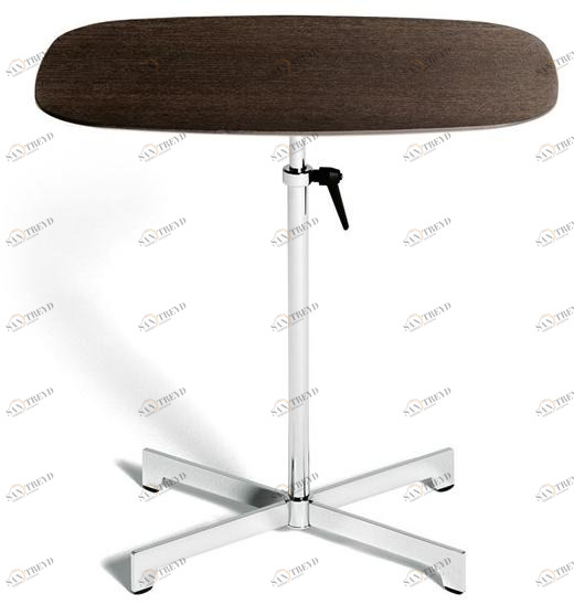 DE PADOVA Раздвижной журнальный столик из стали и дерева с основанием 4 звезды sun-id-1368162