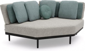 Угловой teak nero черный Manutti Flex