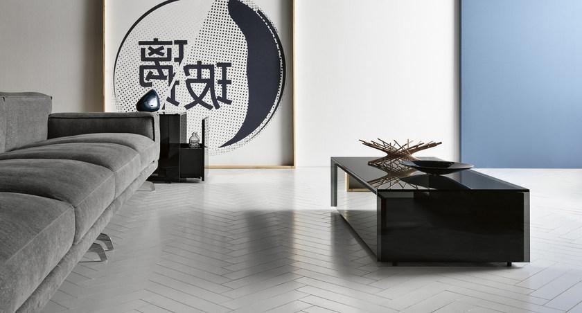 Tonelli Design Низкий прямоугольный журнальный столик из стекла Gotham sun-id-1348634 - Вид №3