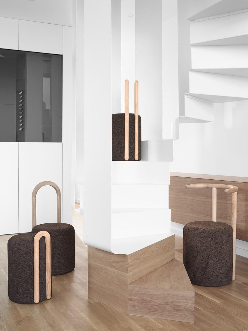 BlackCork Стул из пробки с открытой спинкой Omega sun-id-1447504 - Вид №7