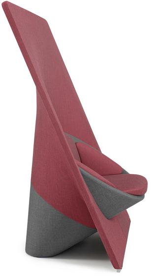 profim Кресло из ткани с высокой спинкой для контракта Wyspa sun-id-1488541 - Вид №2