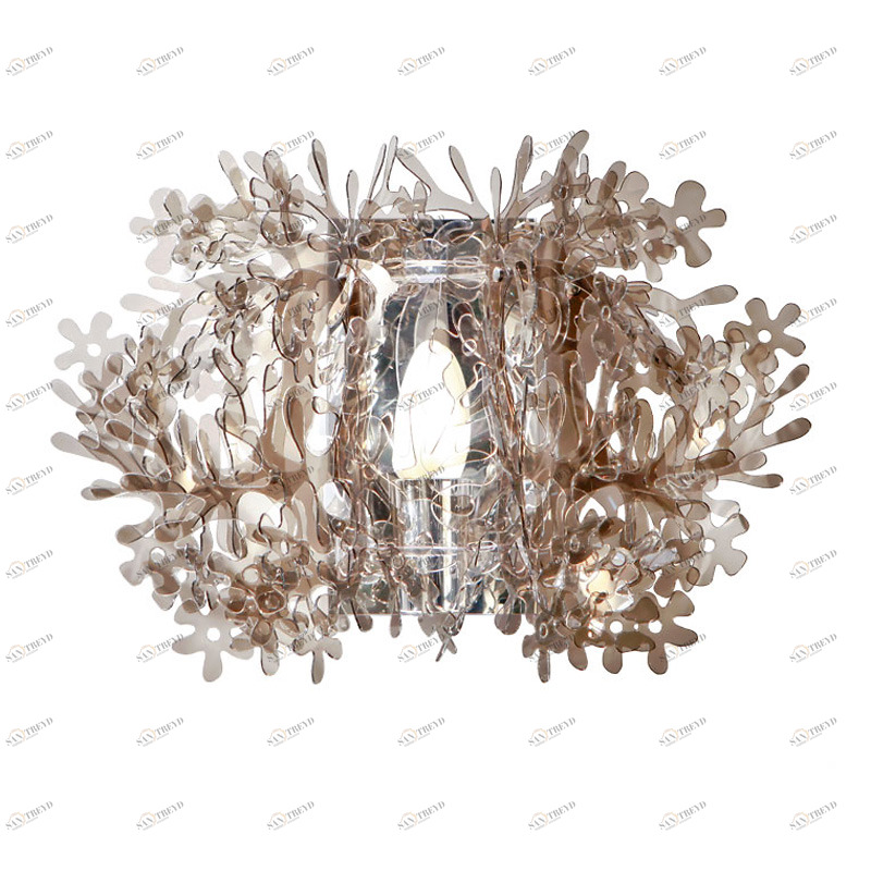 Светильник настенный коричневый Fiorella Mini Fume FIO14APP0001F_000 SLAMP  00-3882835 Коричневый 