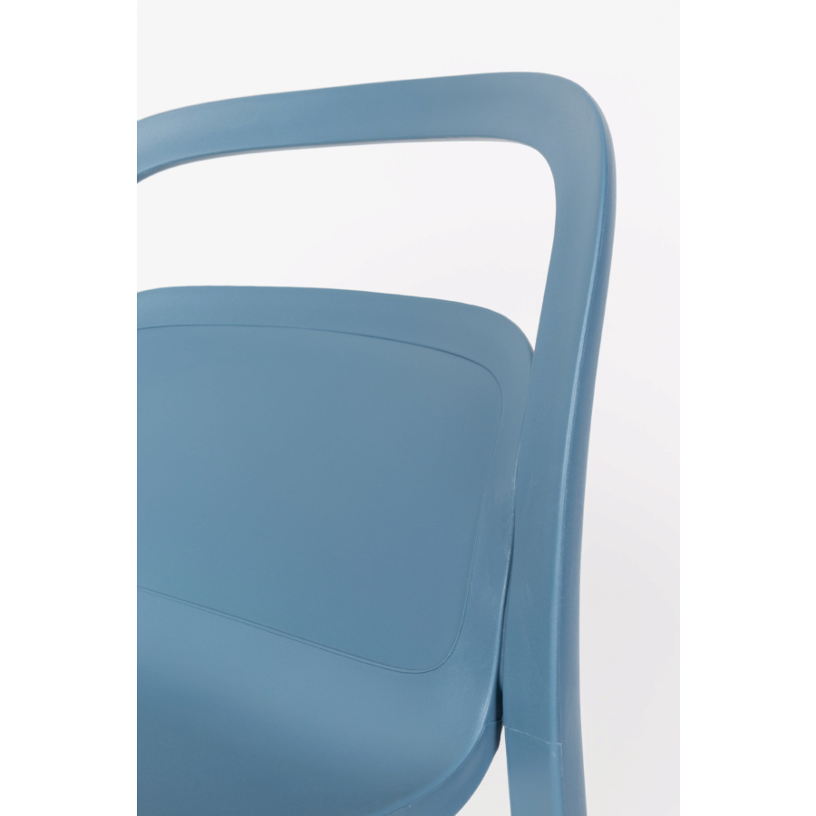 Стул Rex голубой White Label Living 1100310 - Вид №7