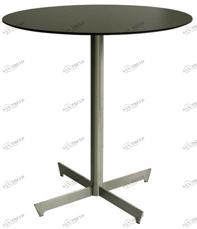 Vela Arredamenti Стол из нержавеющей стали с основанием 4 звезды Clif sun-id-1514229