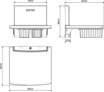 Пеленальный столик для детей Ropox MEDI 2 ARCH-00016622 - Вид №1
