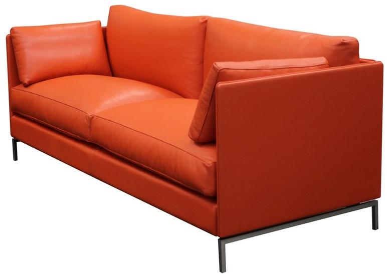 Duvivier Canapés 2-х местный кожаный диван со съемным чехлом Lodge Lodgxf21 - Вид №1