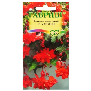 Бегония гранулированая ампельная «Кармен» F1, 5 шт. (пробирка) 81933423 STLM-2112041