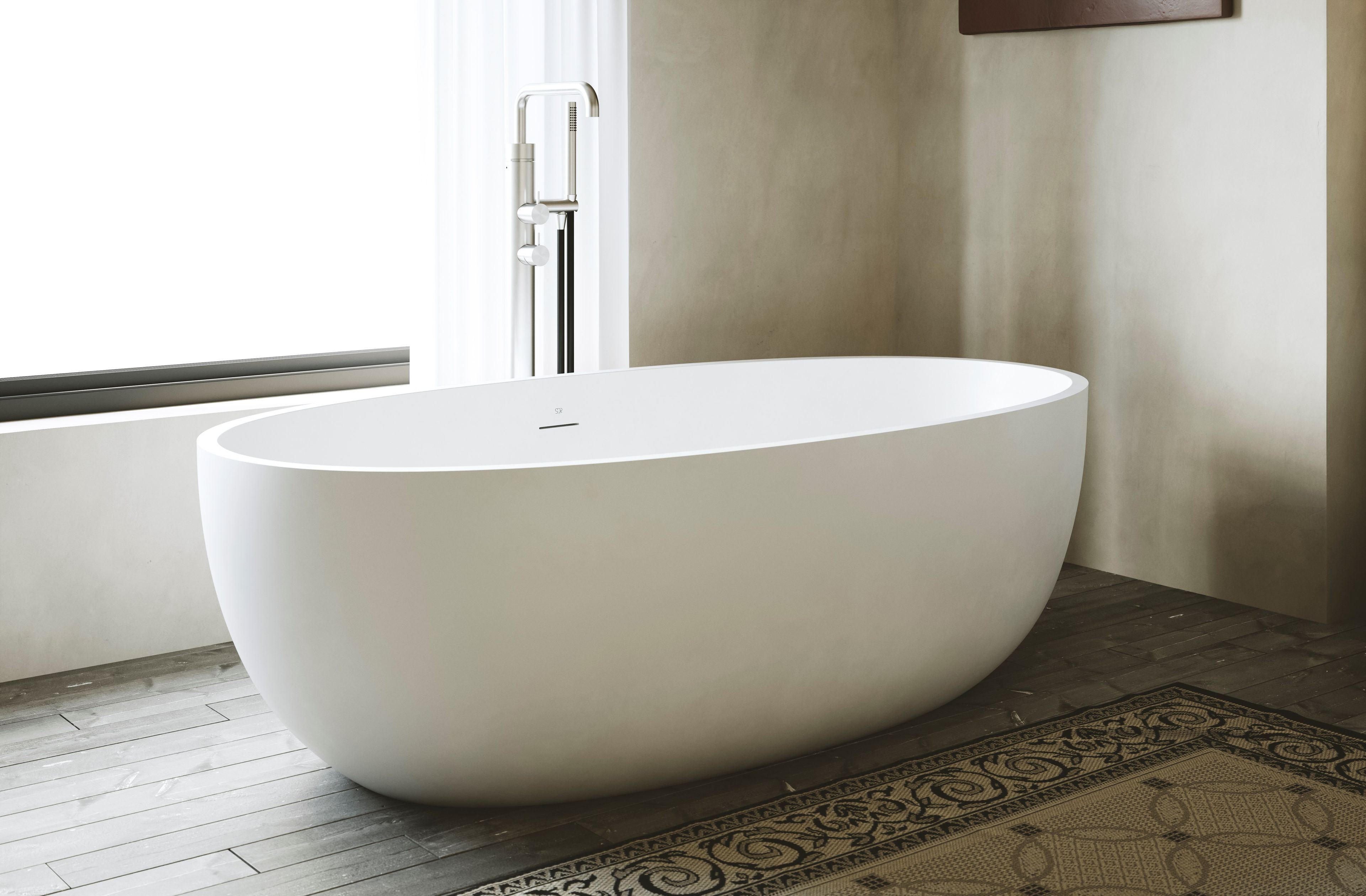 Смеситель для ванны из нержавеющей стали с ручным душем SDR CERAMICHE King ARCH-00013415