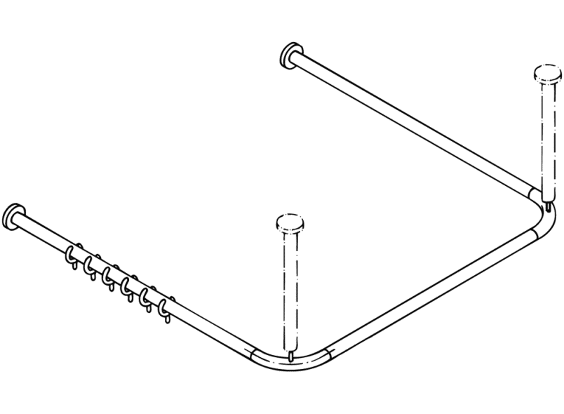 801.34B310 Карниз HEWI Edition matt | Polyamid  - Вид №6