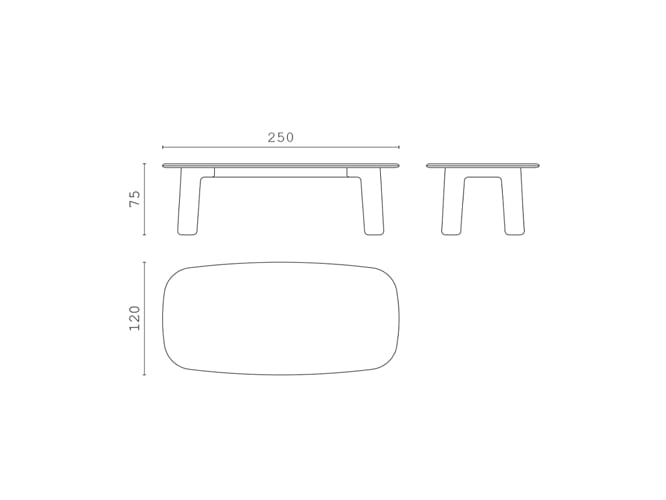 Мраморный обеденный стол CPRN HOMOOD Shapes 2025 ARCH-00140075 - Вид №2