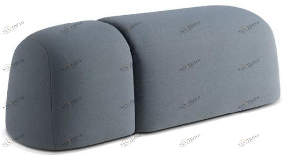 Roche Bobois Пуф из ткани на колесиках Nativ sun-id-1381695