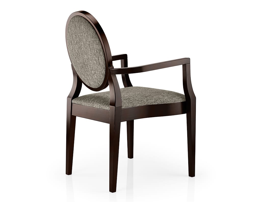 Штабелируемый тканевый стул с подлокотниками More Contract Monolisa ARCH-00033811 - Вид №1