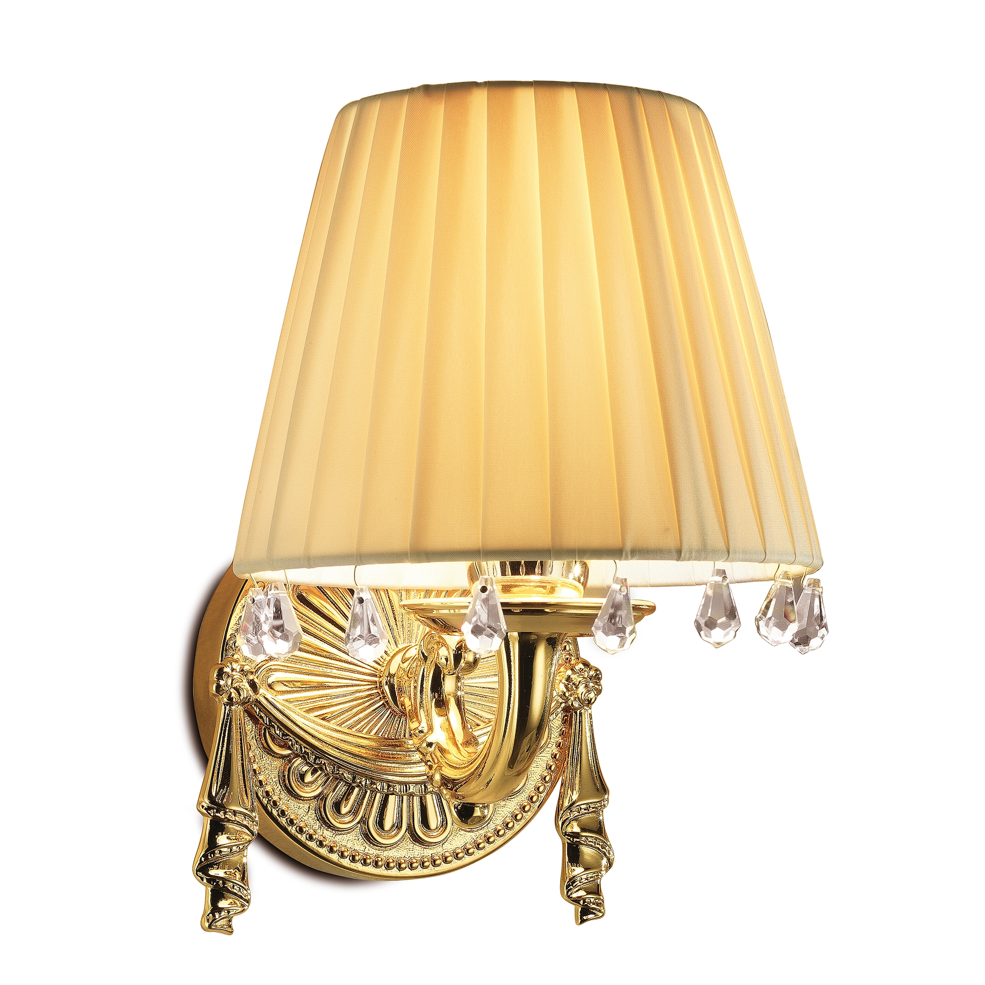 QE23 3SC Настенный светильник Queen с абажуром и стразами Classico Treesseci 3SC