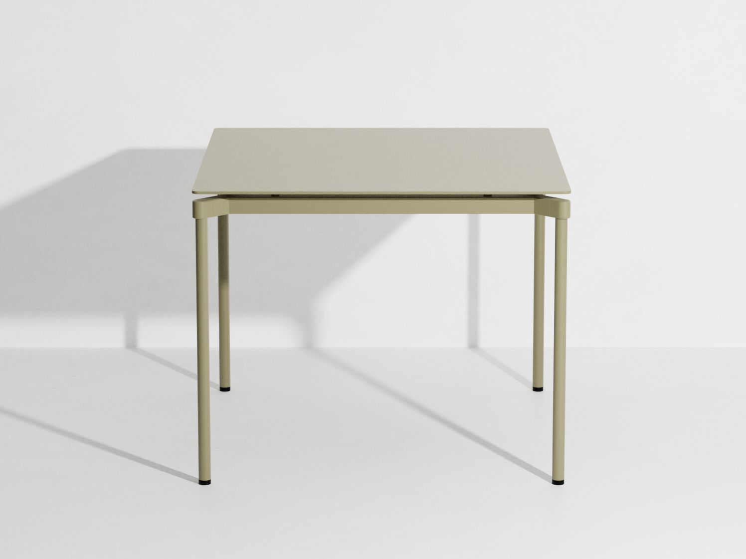 Квадратный алюминиевый стол с порошковым покрытием Petite Friture Fromme ARCH-00060895 - Вид №6