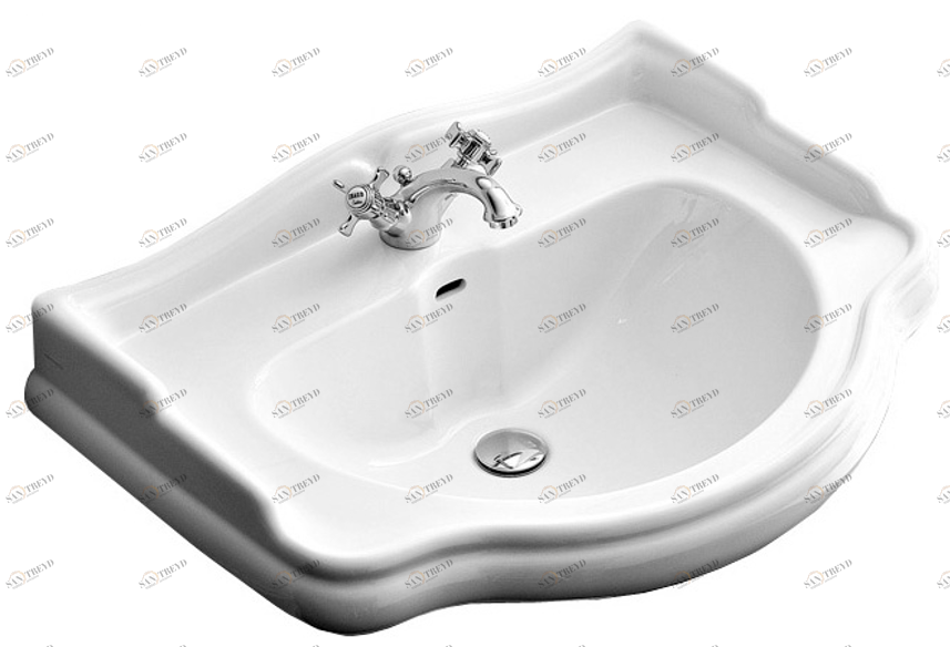 ML.BLL-25.055.bi Подвесная раковина настенная круглая Migliore  белая 