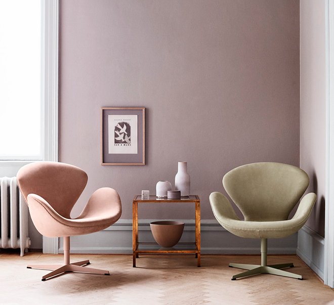 Кресло дизайнерское красное Arne Jacobsen SOHO DESIGN ДИЗАЙНЕРСКИЕ, SWAN 131544 Красный  - Вид №6