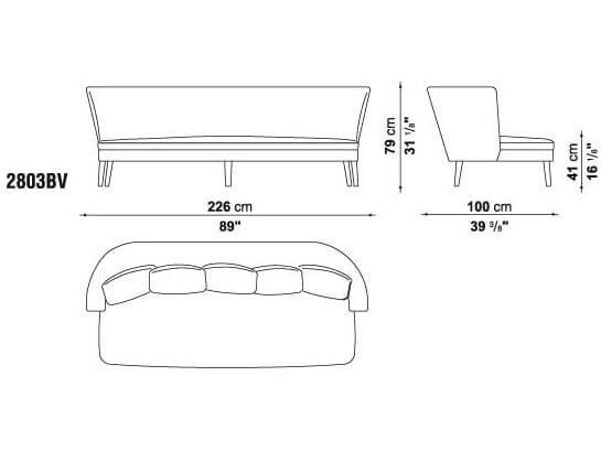 2-местный диван Maxalto ARCH-00082992 - Вид №10
