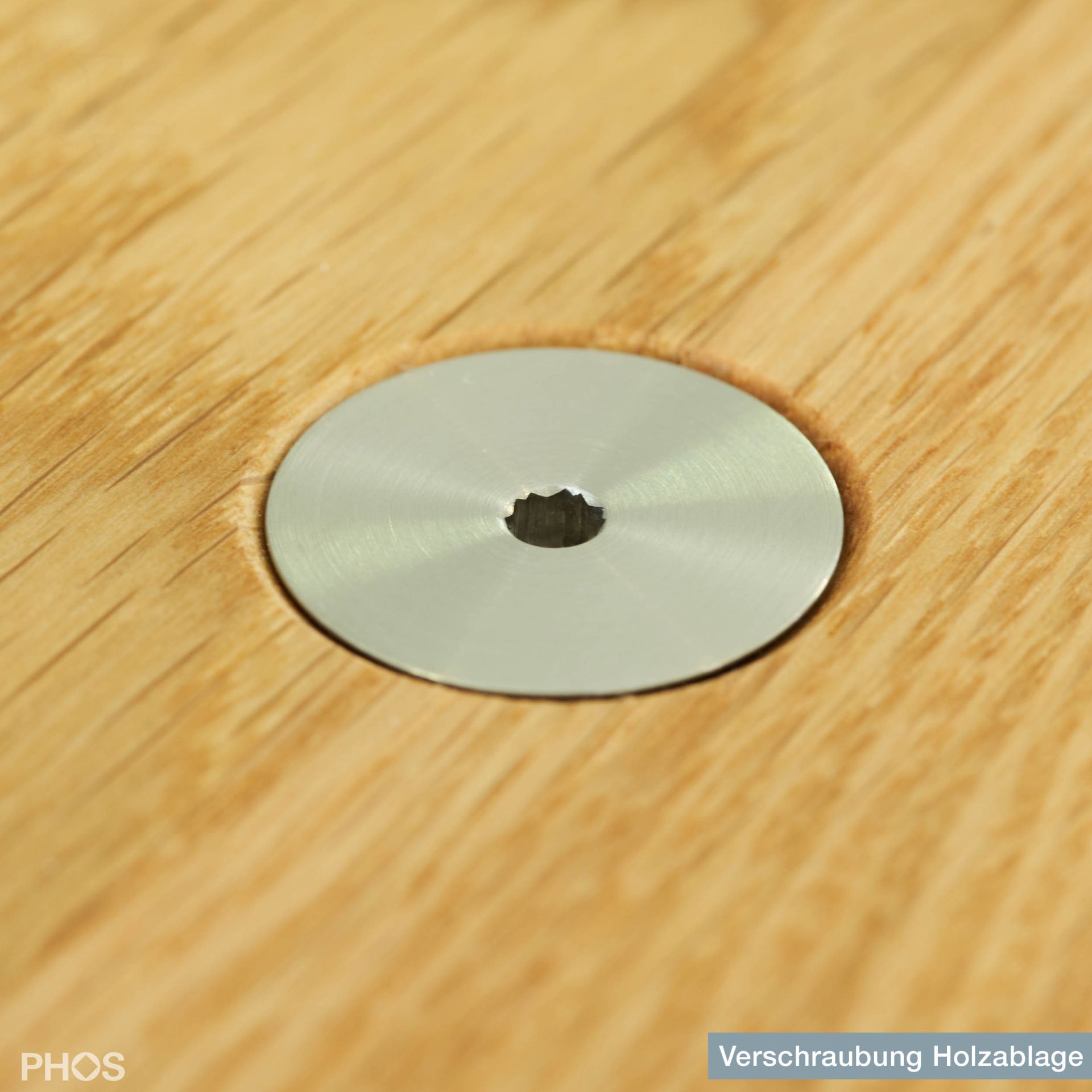 G17-500-Eiche Навесной шкаф g17, узкий, с 4 платяными штангами, 5 крючками и деревянной полкой из массива дуба - ширина 55 см PHOS  - Вид №2