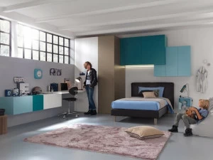 Moretti Compact Модульная березовая спальня для мальчиков