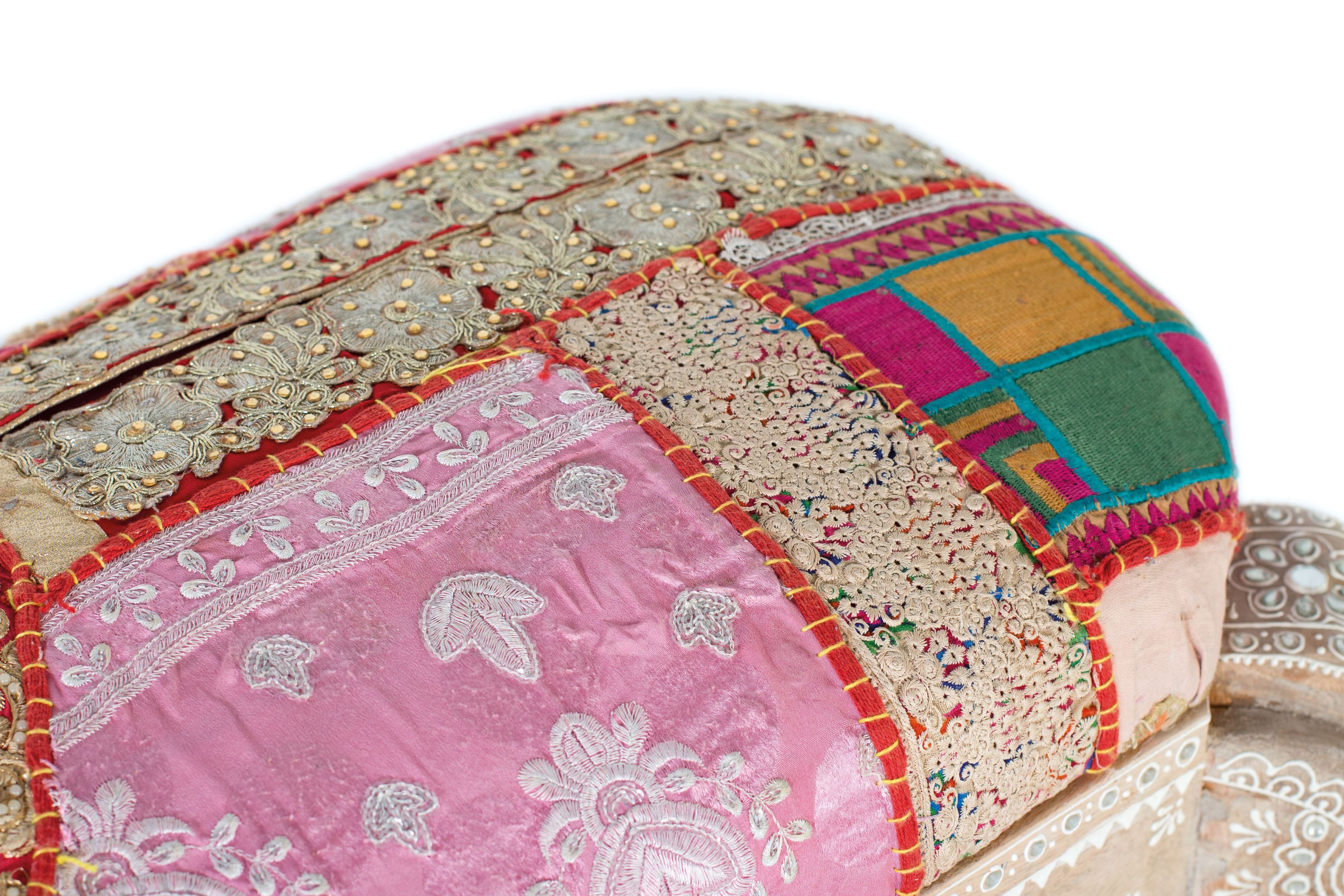 Скамейка из ткани и манго Giner y Colomer 1452 ARCH-00074396 - Вид №2