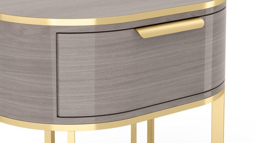 FRATO Овальная тумбочка из дерева с ящиками Dallas Ffu020016aae - Вид №2