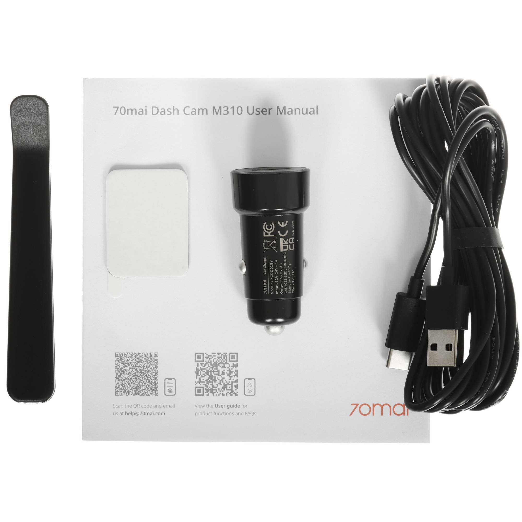 5631584 Видеорегистратор 70Mai M310 STDN-0127098 - Вид №6