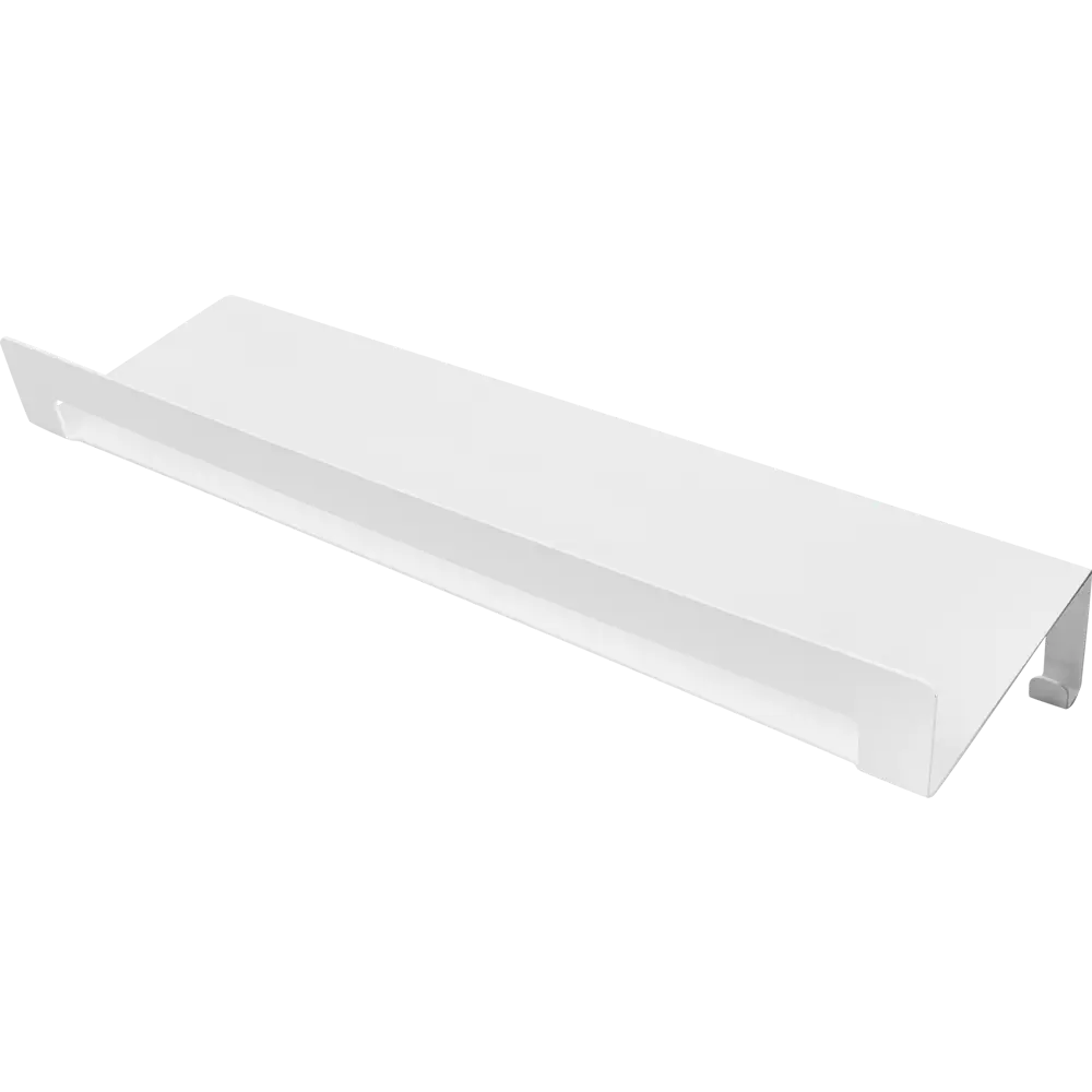 Полка для ванной c крючками 45x11.5x12 см сталь цвет белый 89363991 STLM-2071403 Santreyd Ferro