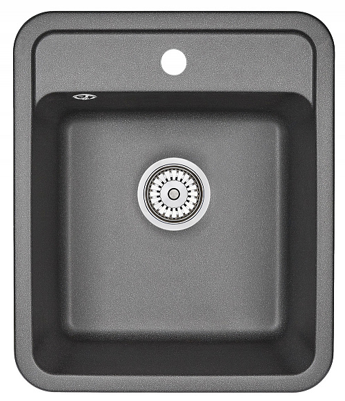 4202, ЧЁРНЫЙ, кухонная мойка, СтандАРТ кварц GRANULA Standart 4202-ST22 - Вид №1