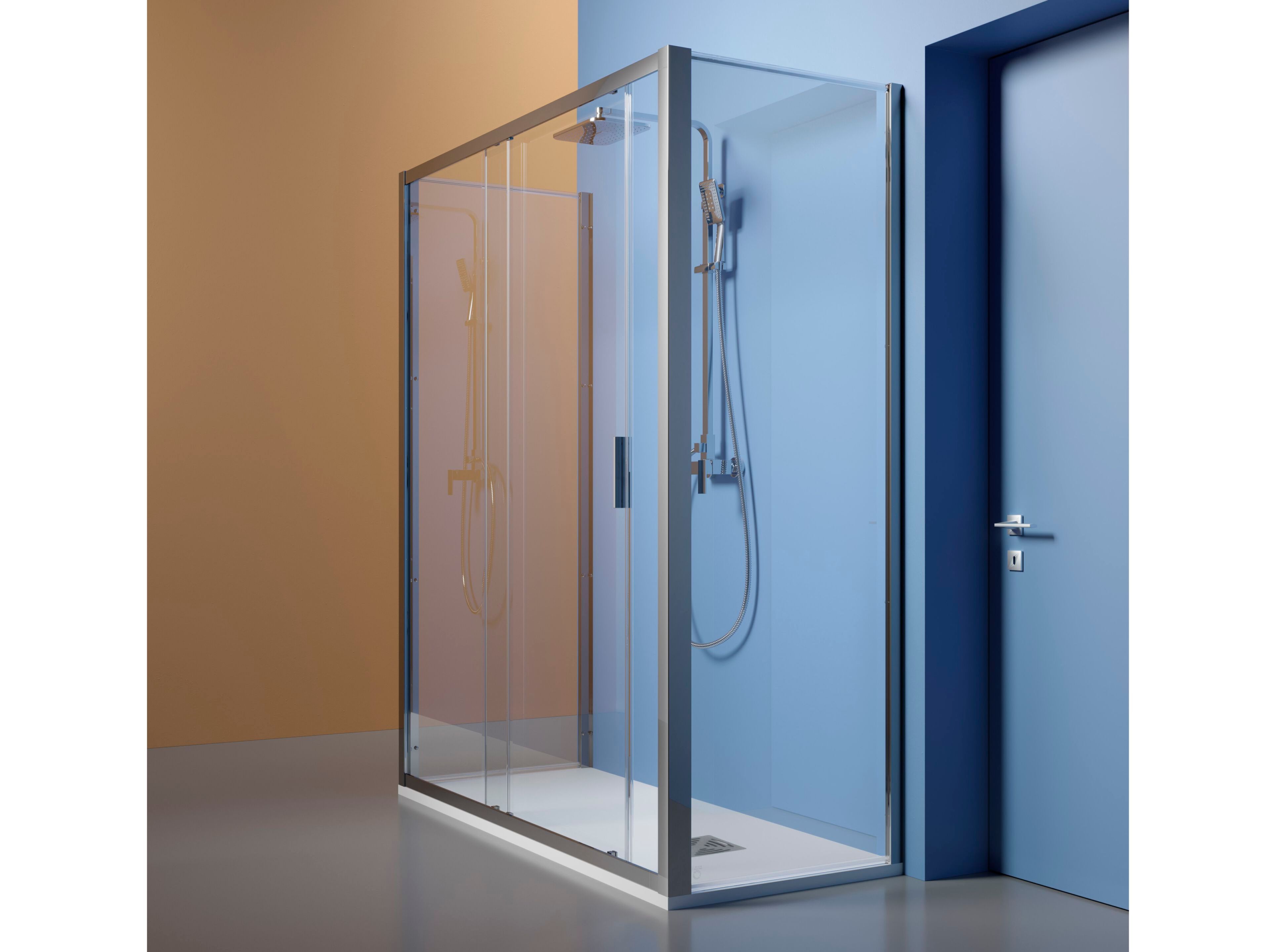 Душевая кабина из алюминия и стекла TAMANACO EASYPSC50 ARCH-00111945