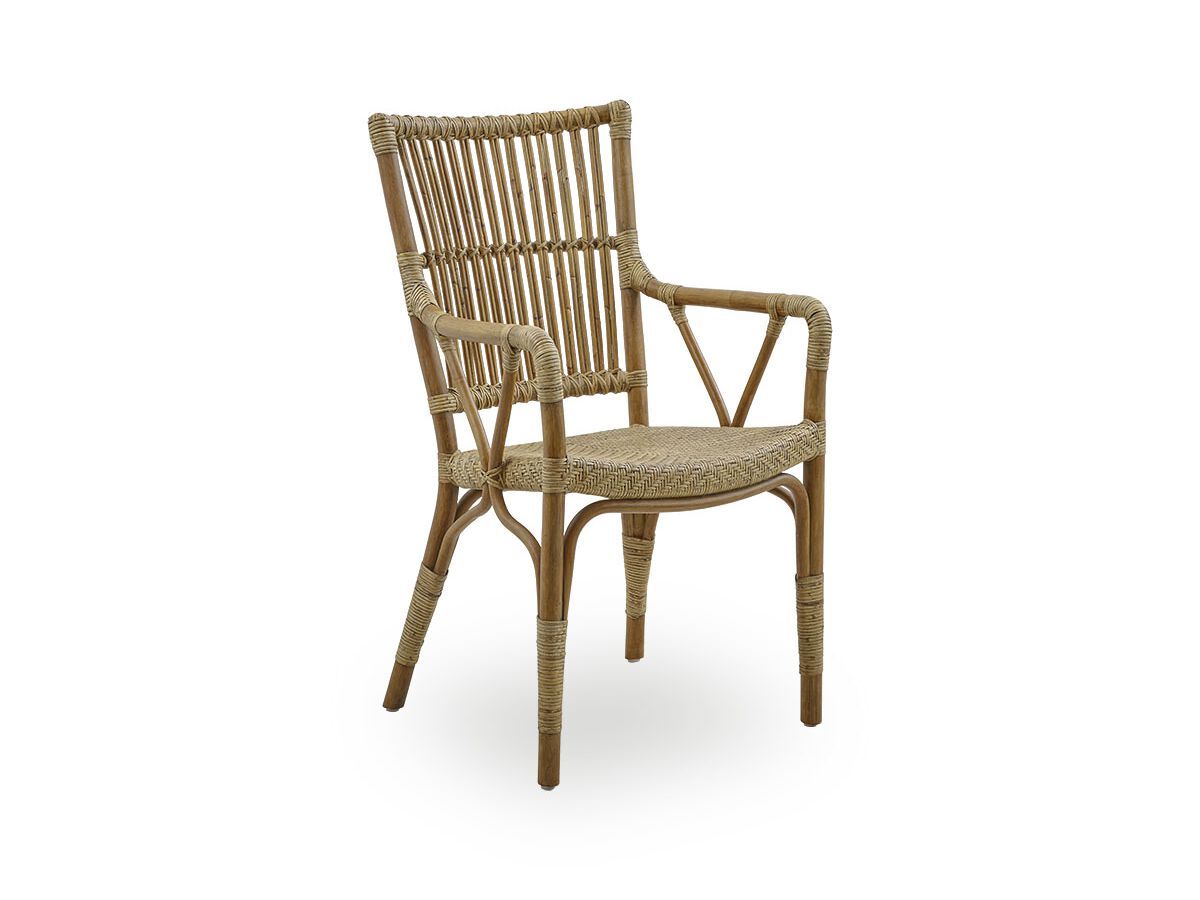 Стул из ротанга с подлокотниками Sika Design Originals ARCH-00056227