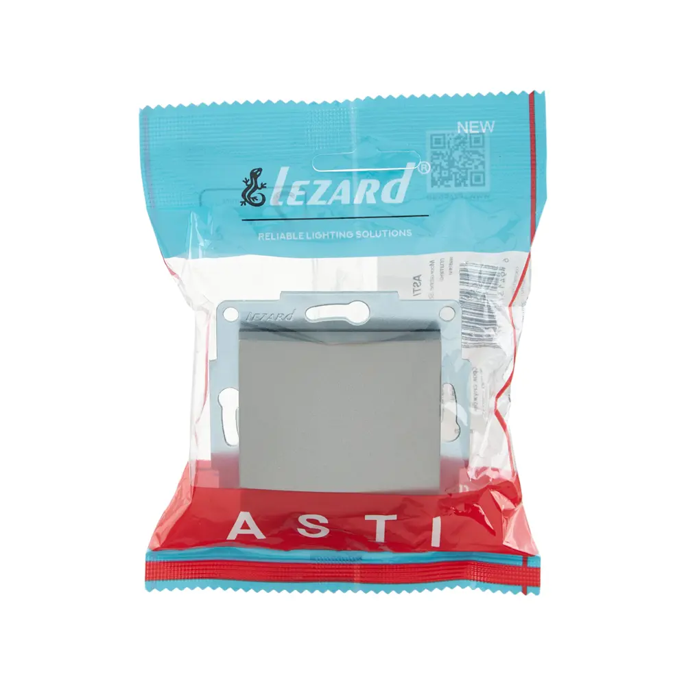 Выключатель встраиваемый Lezard Asti 1 клавиша цвет платина STLM-2185794 - Вид №3