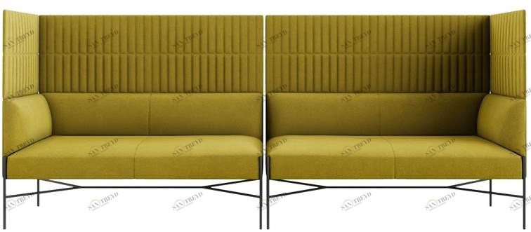 Tacchini Модульный диван из ткани с высокой спинкой Chill-out sun-id-1392063