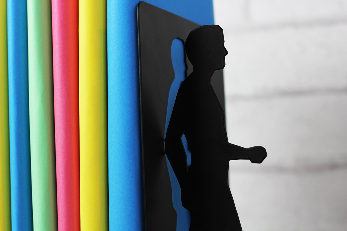 Ограничитель для книг Evolution черный Doiy DHBEEVO - Вид №5