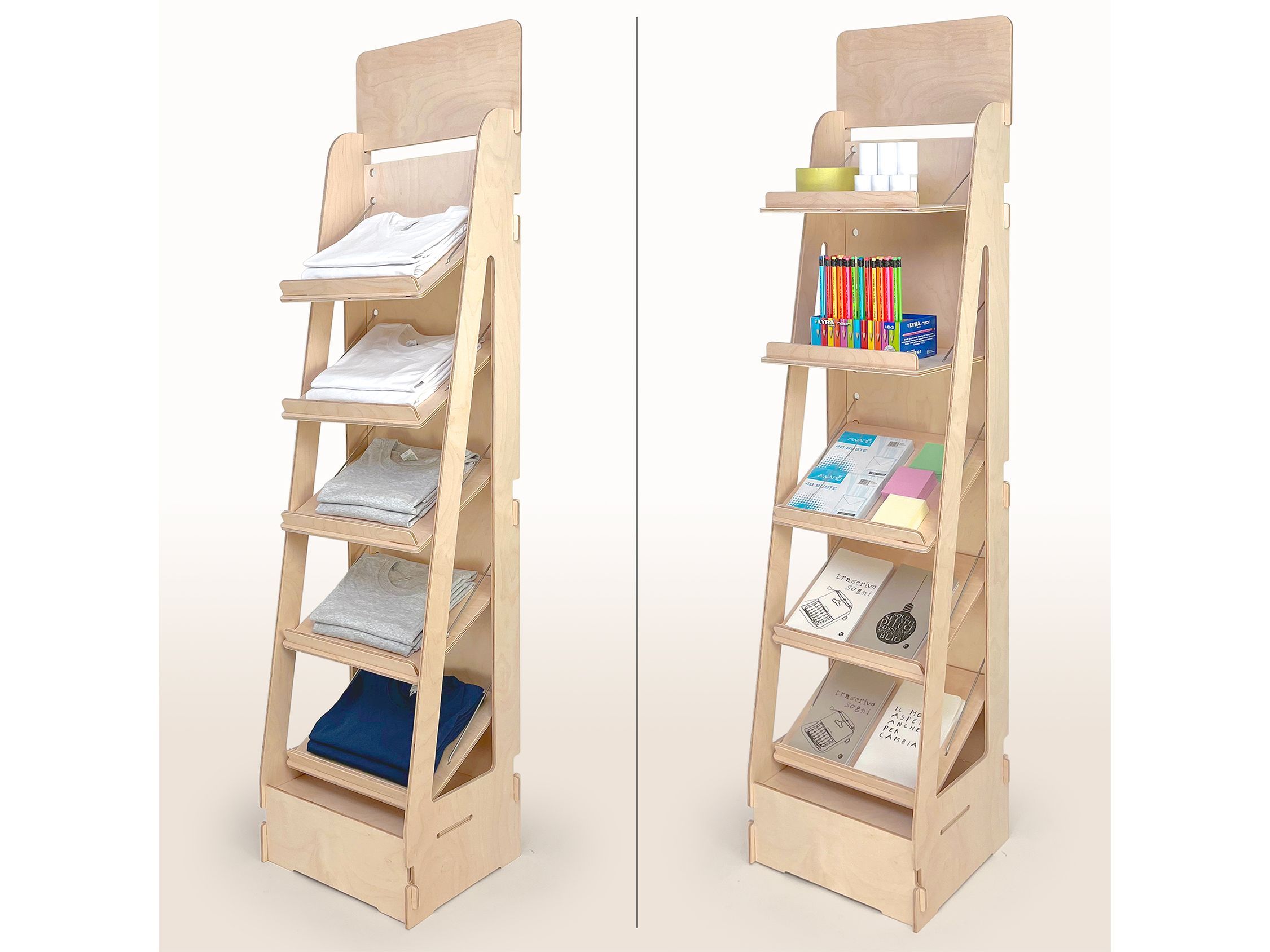 Деревянная напольная стойка дисплея Esposit экспоненты ARCH-00147745 - Вид №4