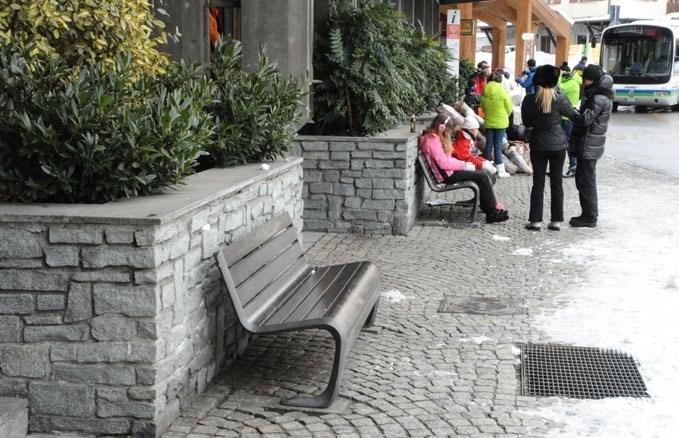 Neri Деревянная скамейка со спинкой Carya 2109  - Вид №3