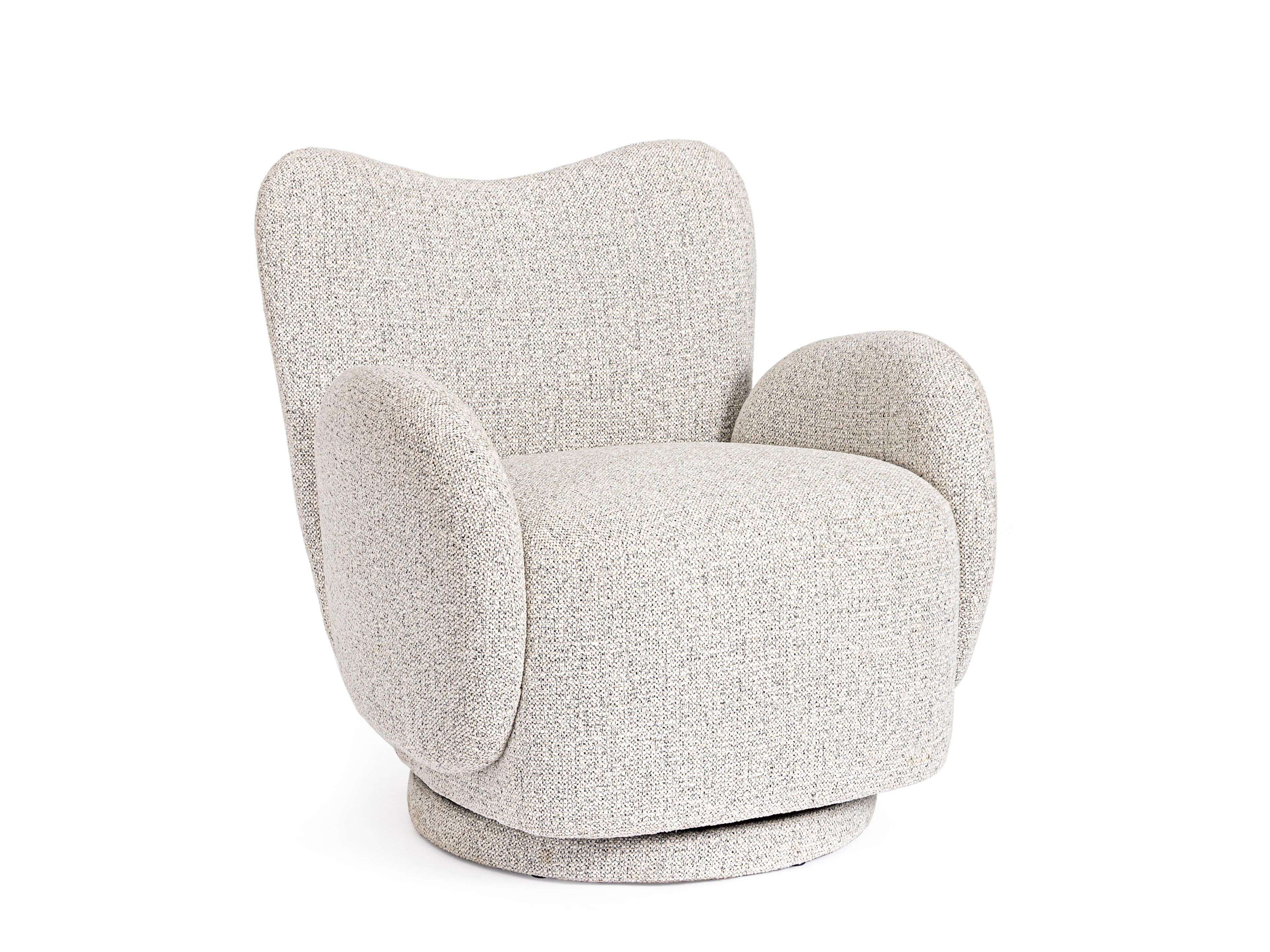 Тканевое вращающееся кресло с подлокотниками BIZZOTTO HARPER ARCH-00143128 - Вид №12