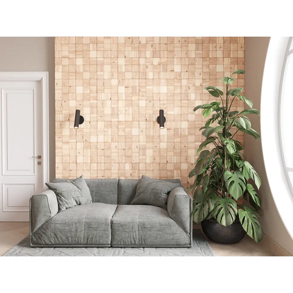 Деревянная мозаика Болтон 100x100 мм 300x300 мм 22 шт. 82625481 STLM-2068895 Santreyd  - Вид №1