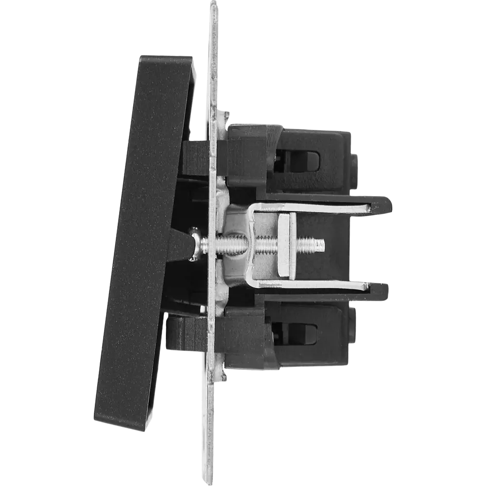 Выключатель IEK Brite одноклавишный матовый черный 87761720 STLM-1341472 - Вид №3